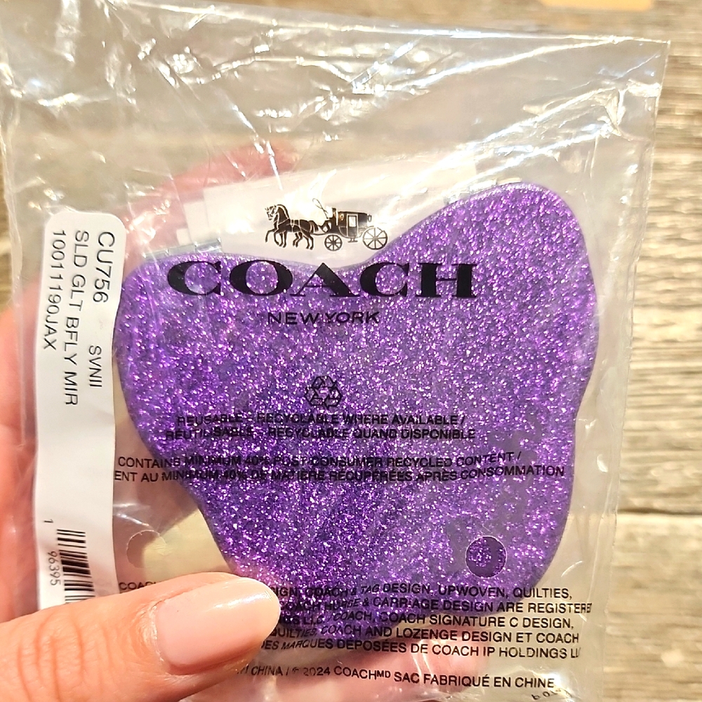 Coach Butterfly Mirror - Picture 2 of 2